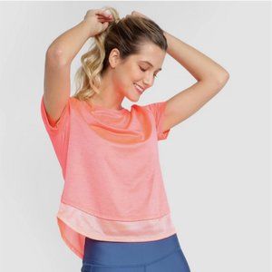 NWT UA Tech Short Sleeve Tee, Size Small, Hot Pink